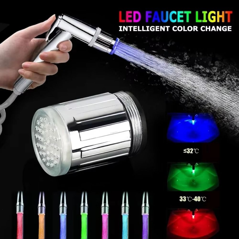 Commercial Kitchen Tap - Color Change Automatically LED Water Faucet