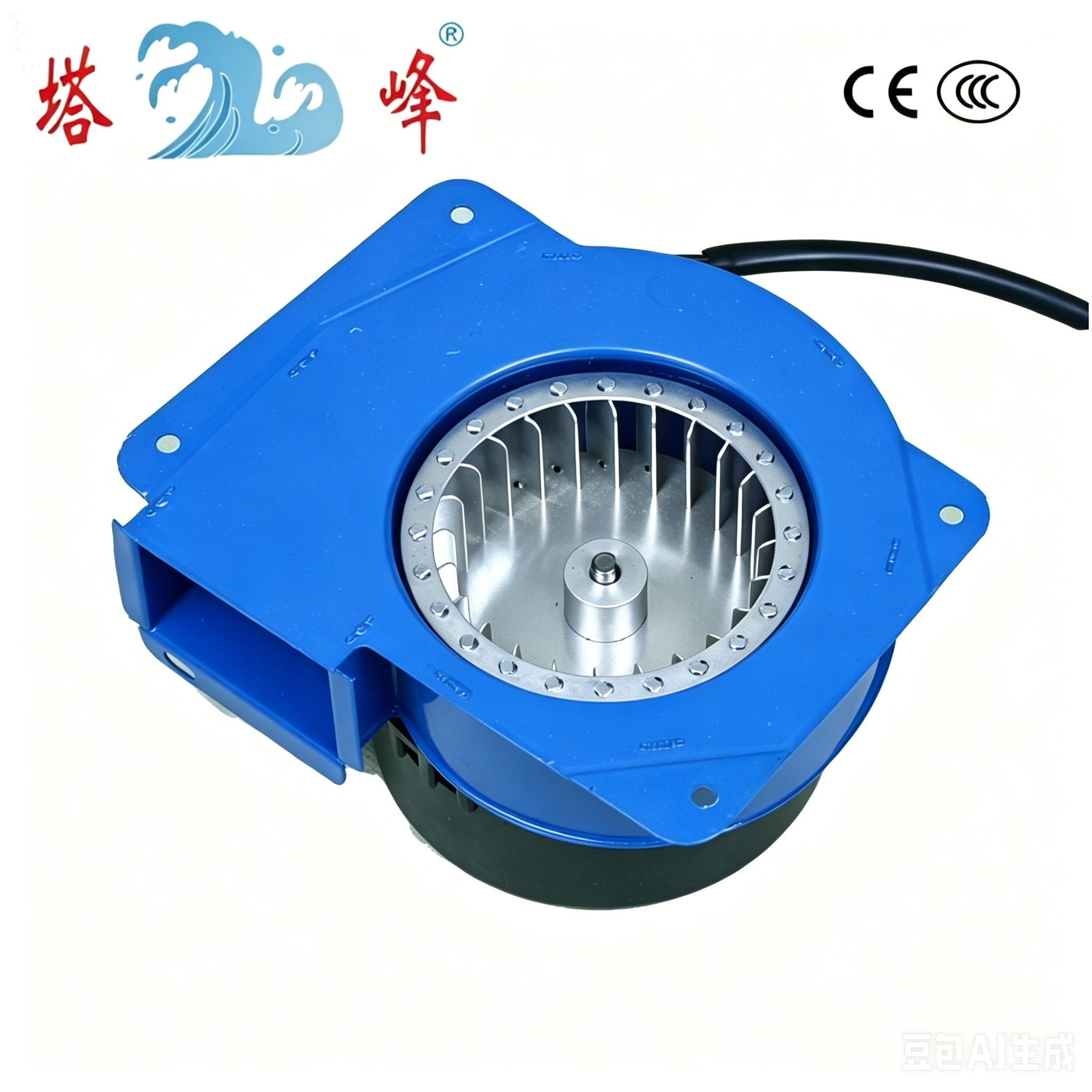 Commercial Kitchen Ventilation - Heavy-Duty Low-Noise Centrifugal Exhaust Fan 20W