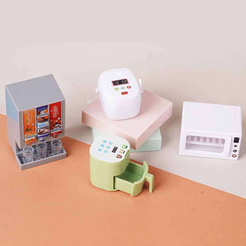 Commercial Kitchen Layout - Dollhouse Miniature Kitchen Appliance Kit Simulated