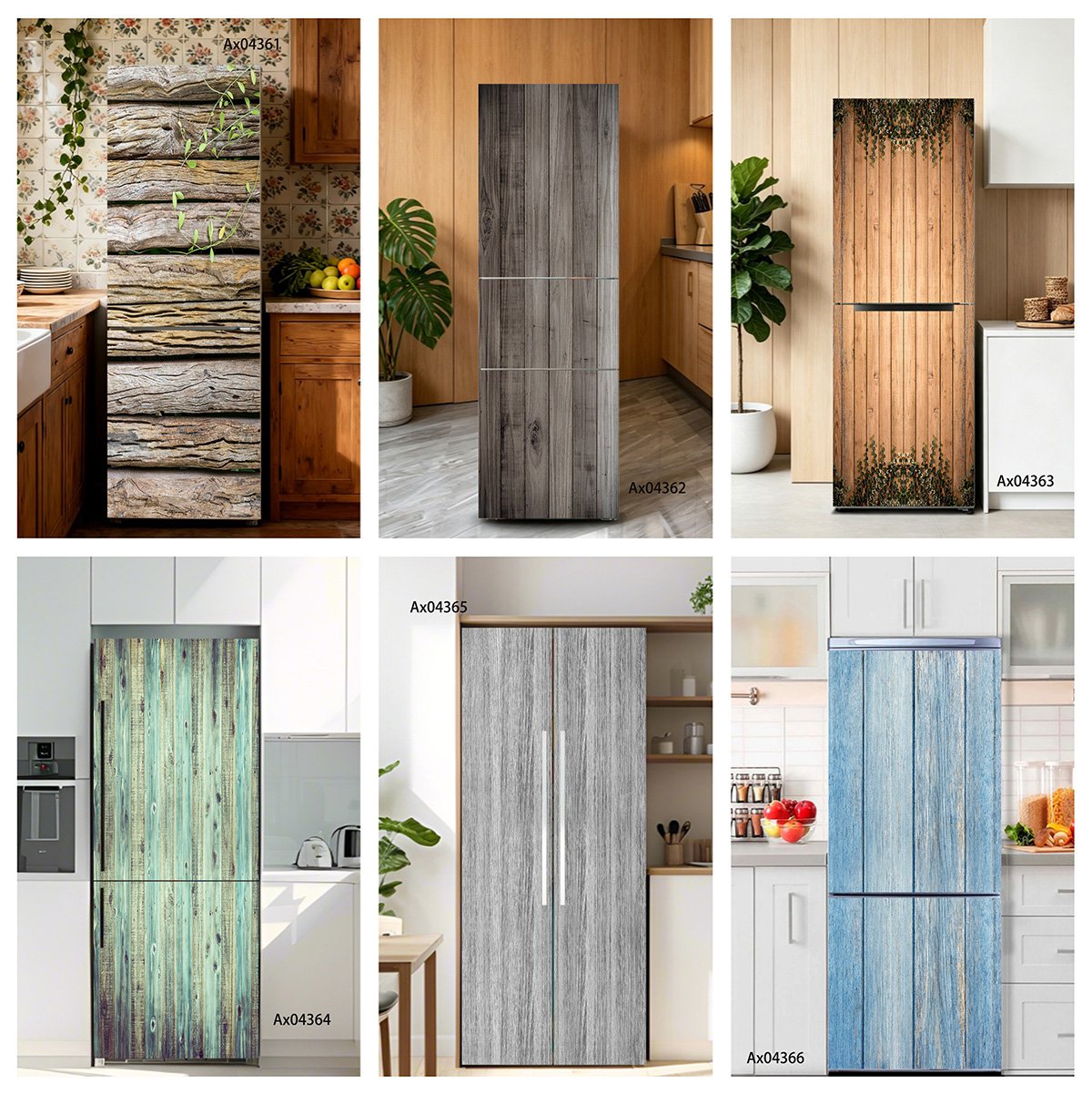 Commercial Kitchen Wall - Deep Grain Antique Weathered Timber Art