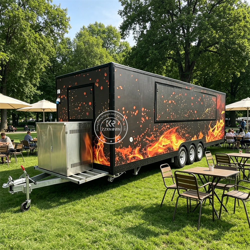 Commercial Kitchen Layout - Custom Kitchen Layout Hot Dog Trailer