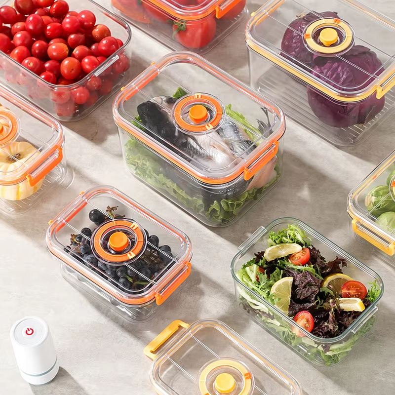 Commercial Kitchen Refrigerator - Vacuum Fresh-keeping Box Refrigerator Sealed Canister