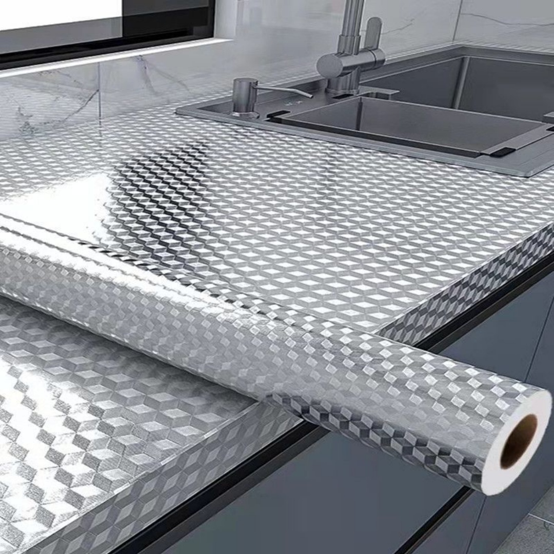 Aluminum Foil Kitchen Stove St - Commercial Kitchen Wall recension och pris