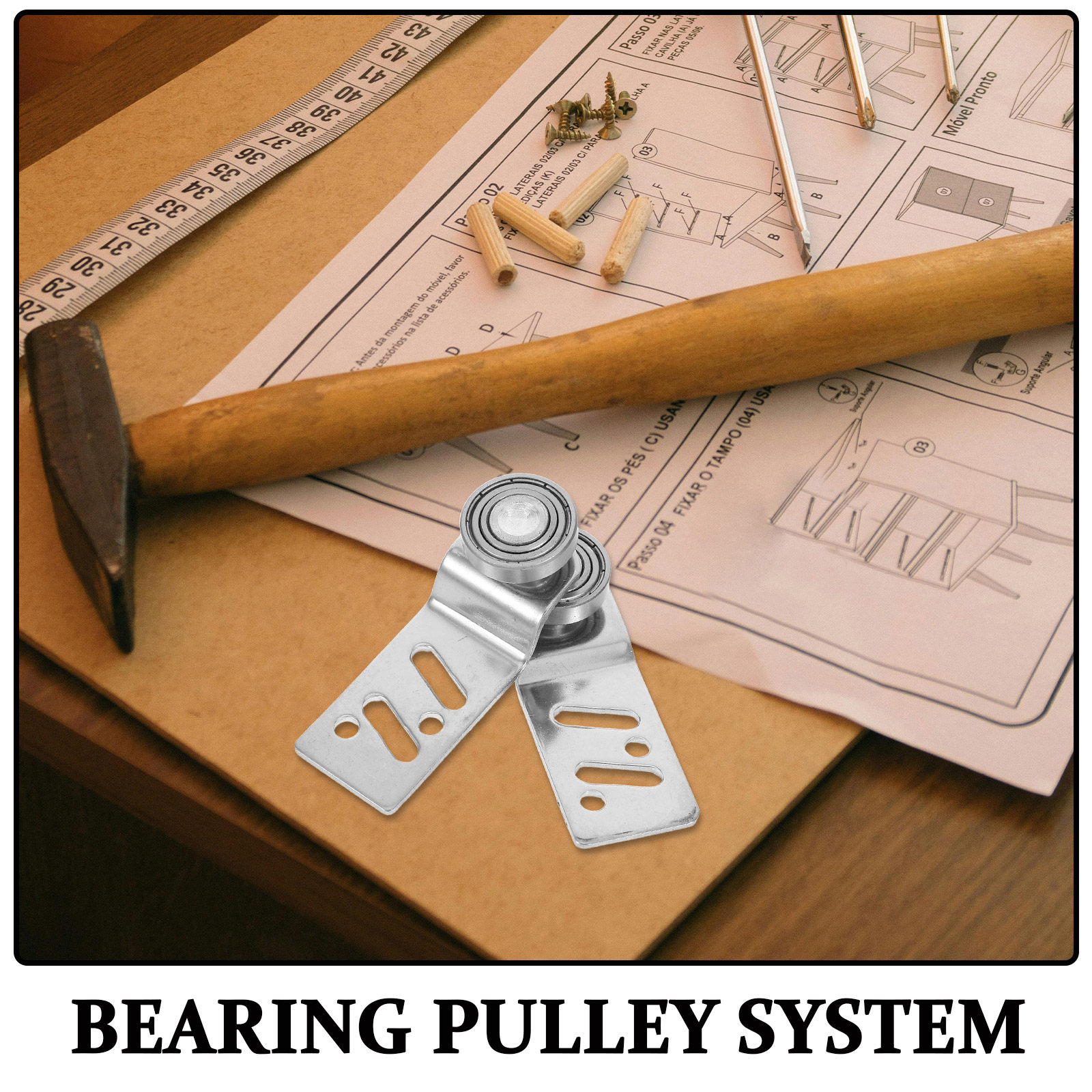 4Pcs Bearing Sliding Door Pull - Commercial Kitchen Swing Door recension och pris