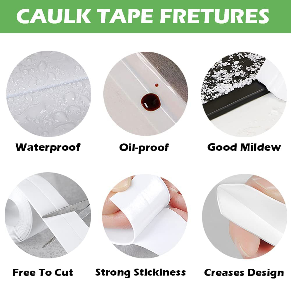 Bathroom Sealing Tape Self-adh - Commercial Kitchen Wall recension och pris