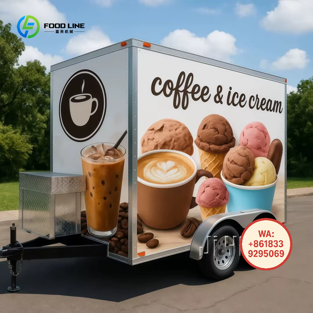 Mini Food Trailer Small Snack  - Commercial Kitchen Layout recension och pris