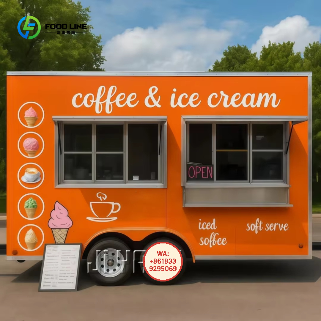 Mini Food Trailer Small Snack  - Commercial Kitchen Layout recension och pris