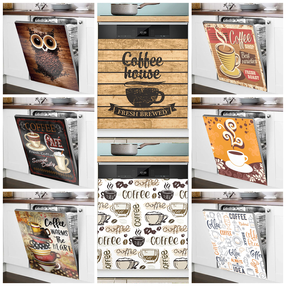 Retro Coffee Poster Dishwasher - Commercial Kitchen Wall recension och pris