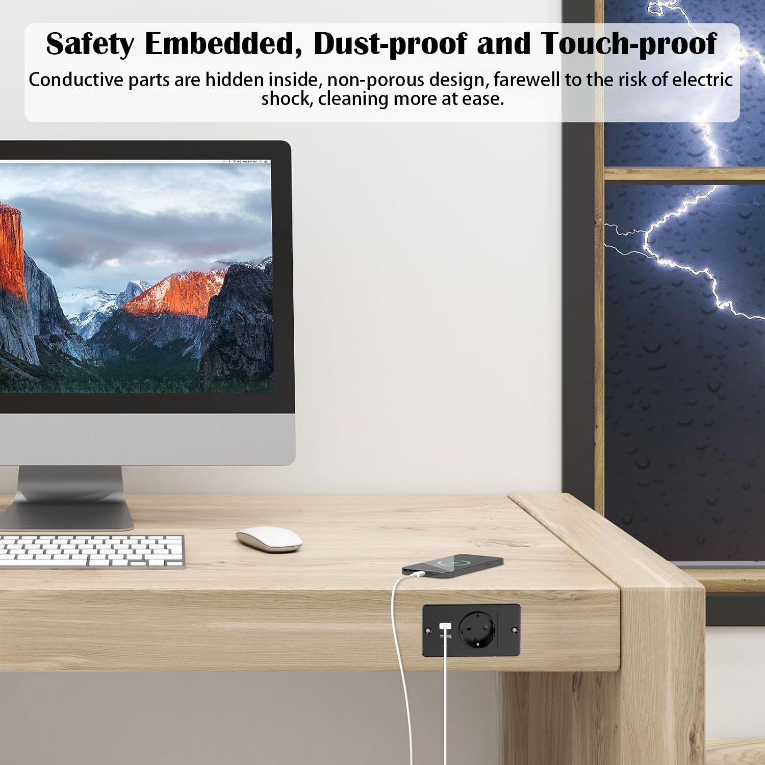 Embedded EU Power Strip with 2 - Commercial Kitchen Outlets recension och pris