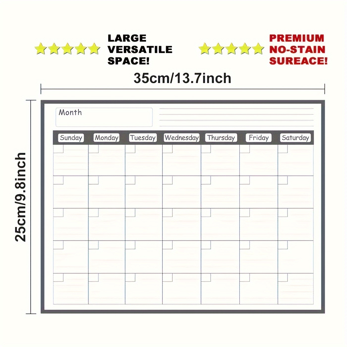 Magnetic refrigerator calendar - Commercial Kitchen Layout recension och pris