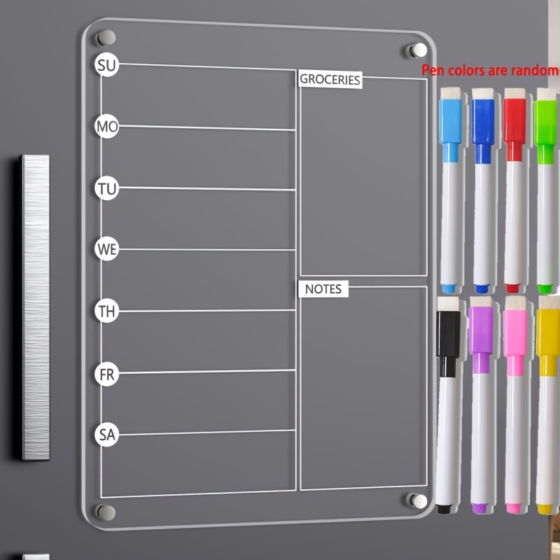 Acrylic Meal Planner Magnetic  - Commercial Kitchen Layout recension och pris