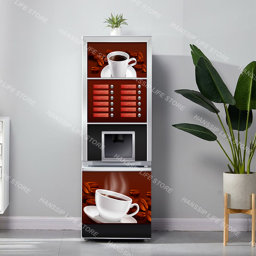 Retro Phone Booth Printed Refr - Commercial Kitchen Wall recension och pris