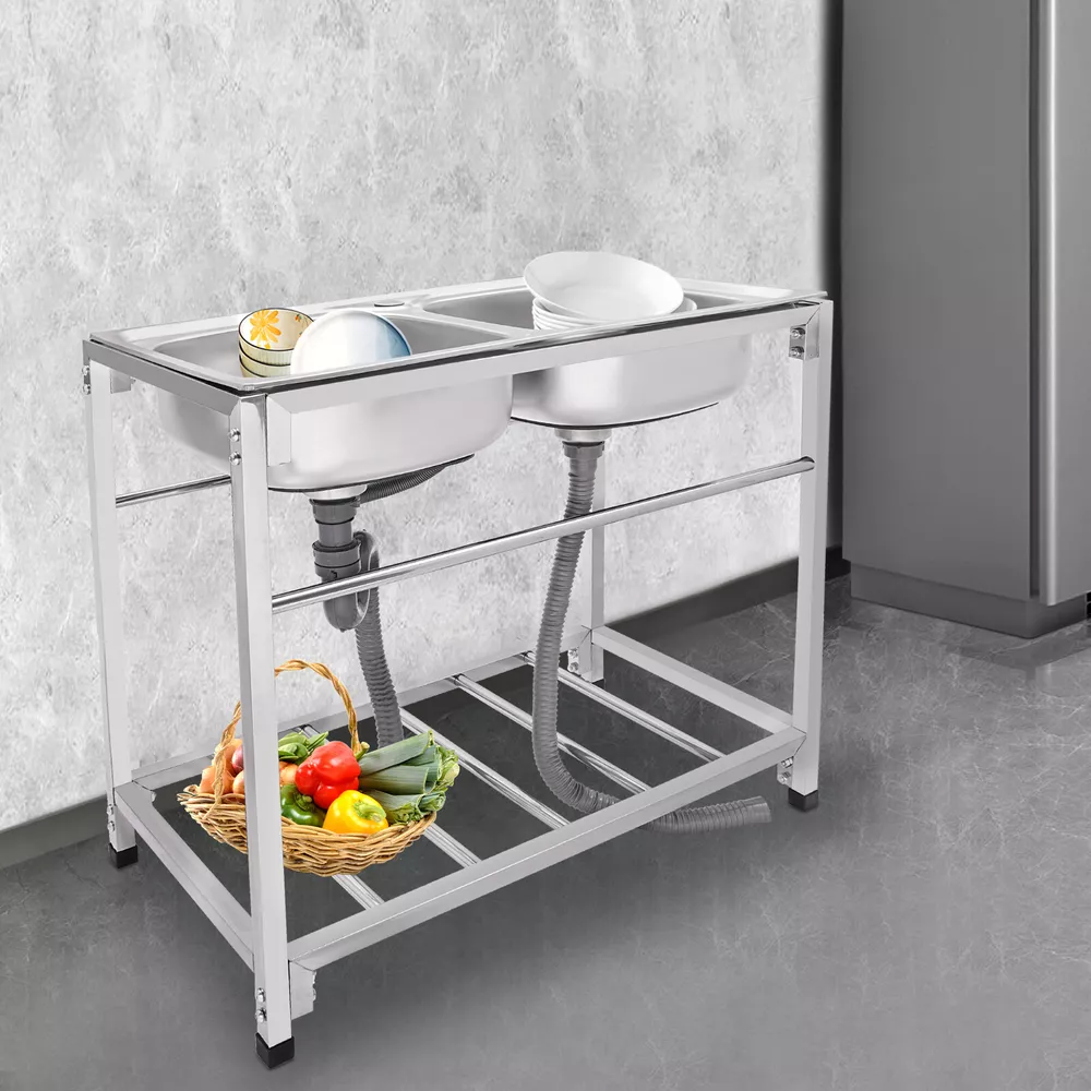 Commercial Double Bowl Sink Ki - Commercial Kitchen Outlets recension och pris
