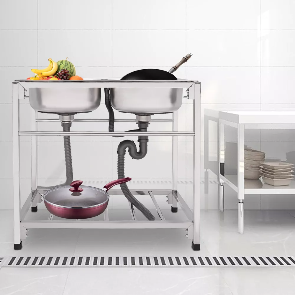 Commercial Double Bowl Sink Ki - Commercial Kitchen Outlets recension och pris