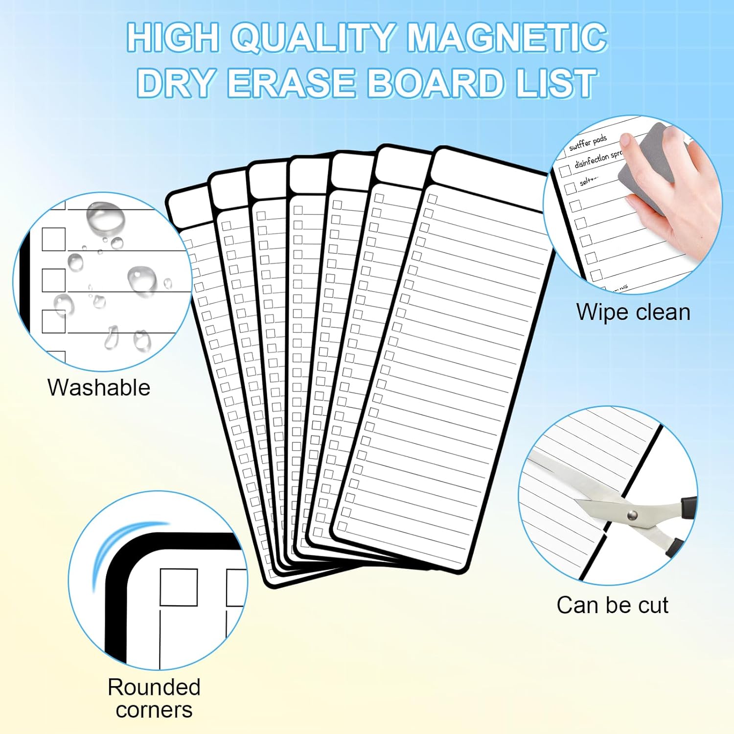 2/4 Pcs Magnetic Whiteboard to - Commercial Kitchen Layout recension och pris