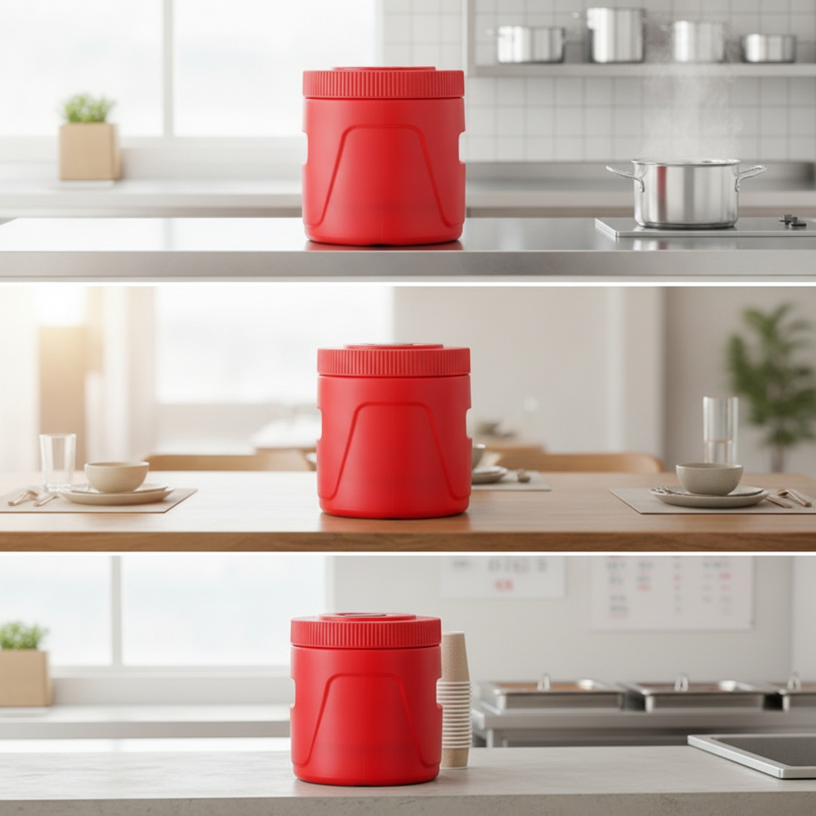 Insulated Container with Stain - Commercial Kitchen Wall recension och pris