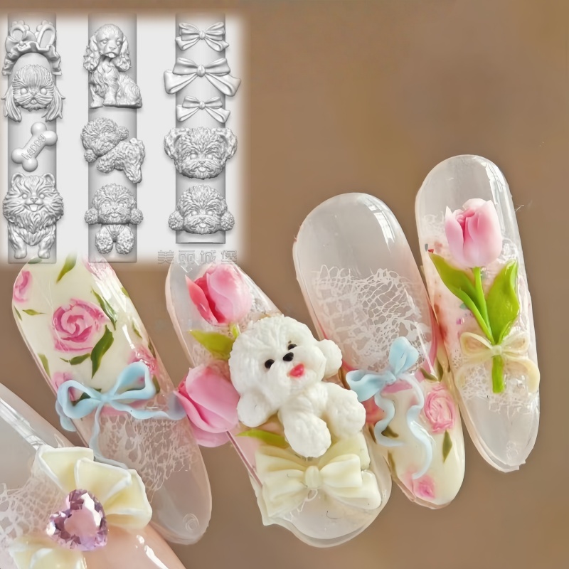 1PCS Cute Nail Silicone Mold K - Commercial Kitchen Layout recension och pris