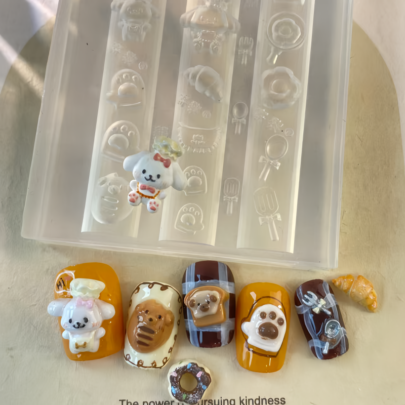 1PCS Cute Nail Silicone Mold K - Commercial Kitchen Layout recension och pris