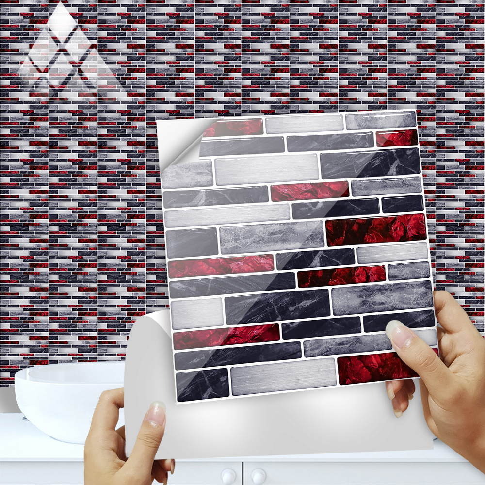 10pcs/set Flat Marble Mosaic T - Commercial Kitchen Tiles recension och pris