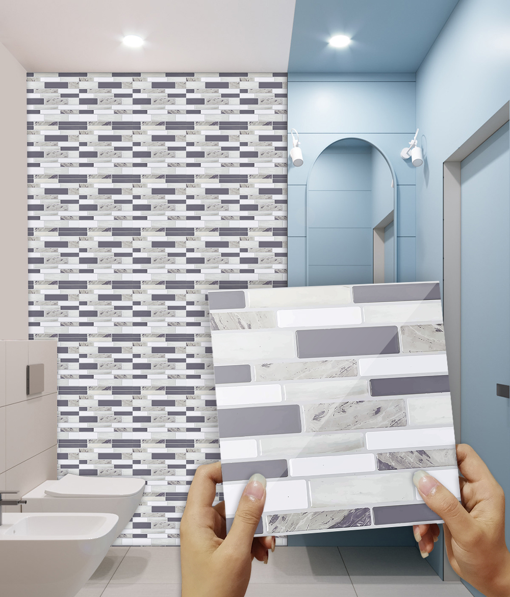 10pcs/set Flat Marble Mosaic T - Commercial Kitchen Tiles recension och pris