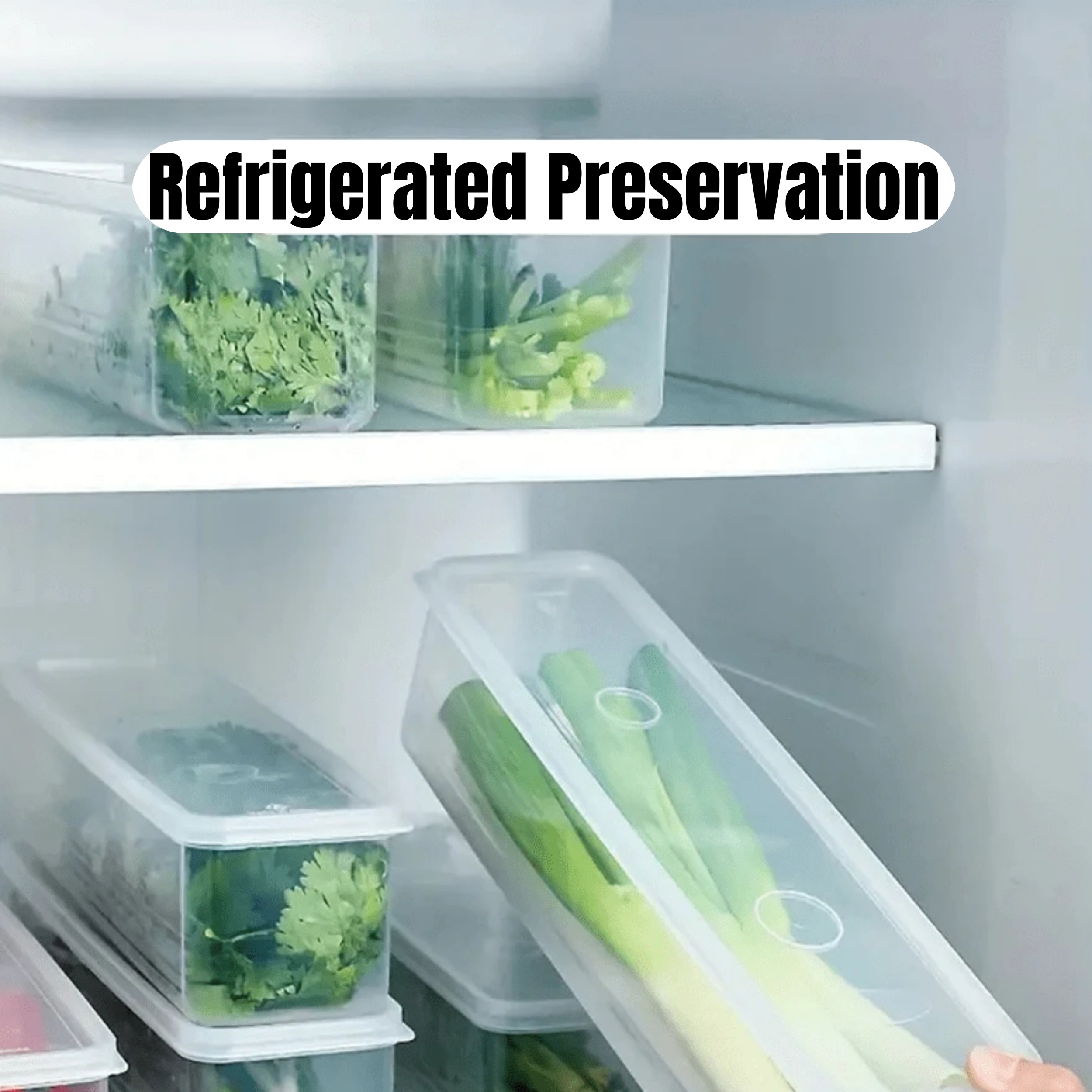 1/2/4Pcs Refrigerator Storage  - Commercial Kitchen Refrigerator recension och pris