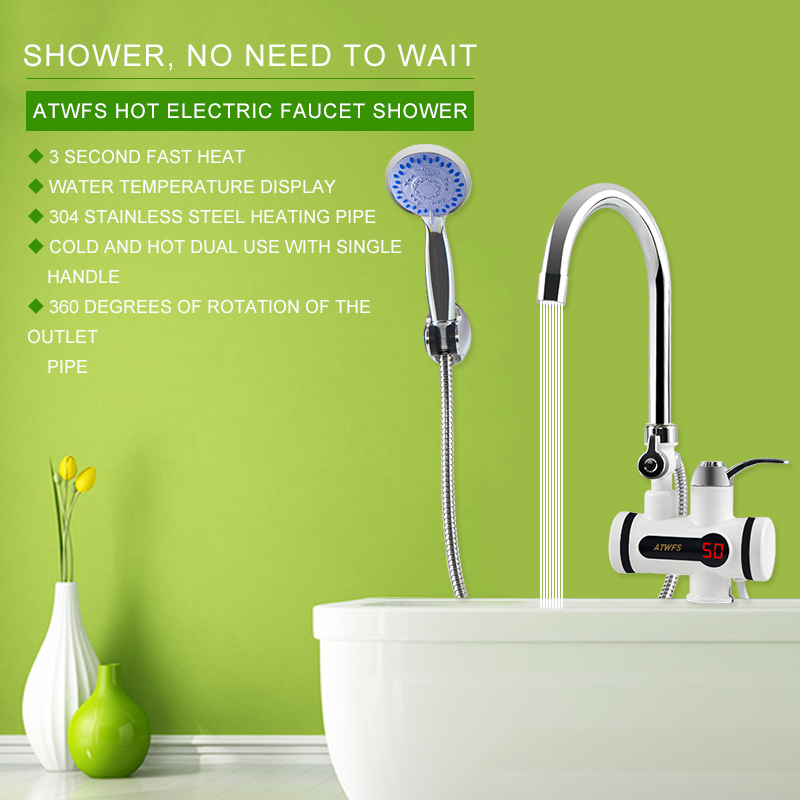 ATWFS 3000W Tankless Water Hea - Commercial Kitchen Tap recension och pris