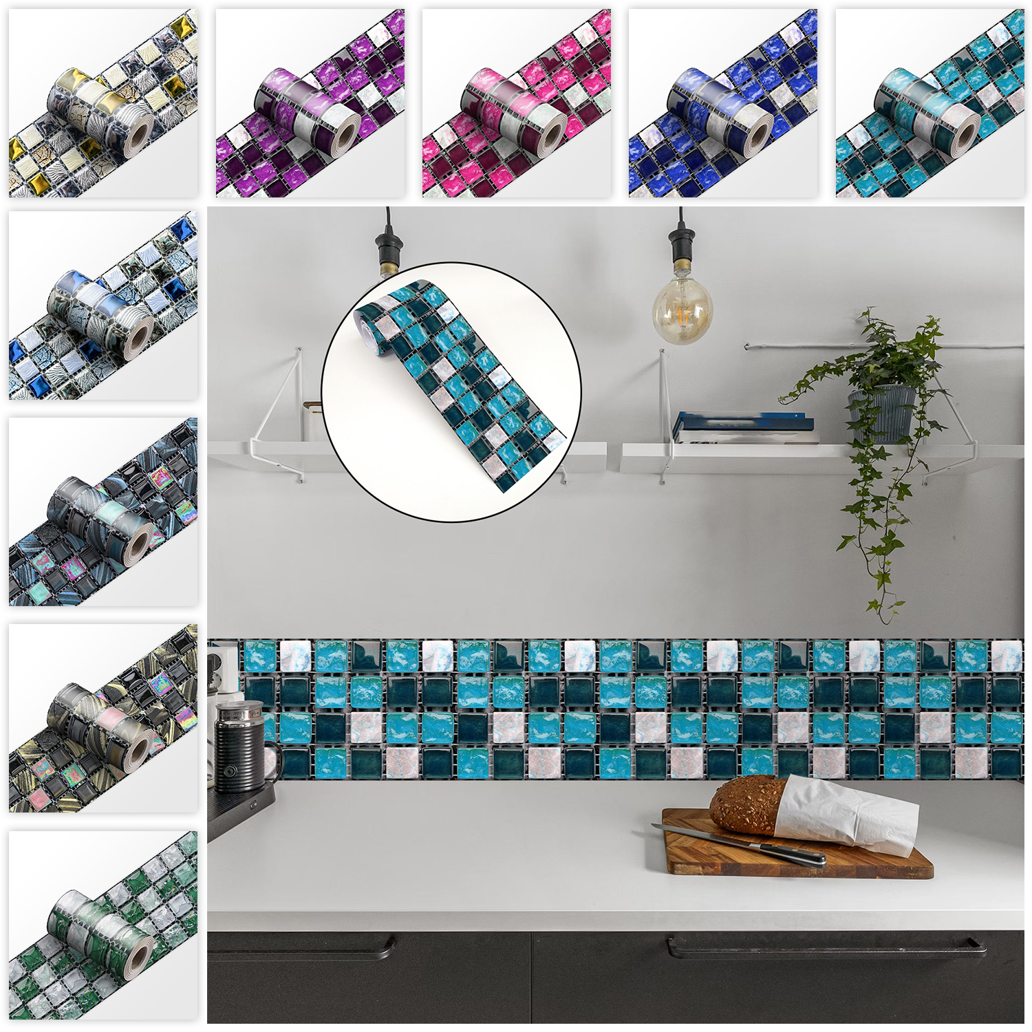 24 Styles 2D Mosaic Tiles Wall - Commercial Kitchen Tiles recension och pris