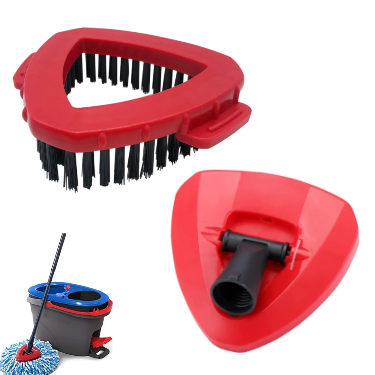 2 Pack Spin Mop Scrub Brush fo - Commercial Kitchen Tiles recension och pris
