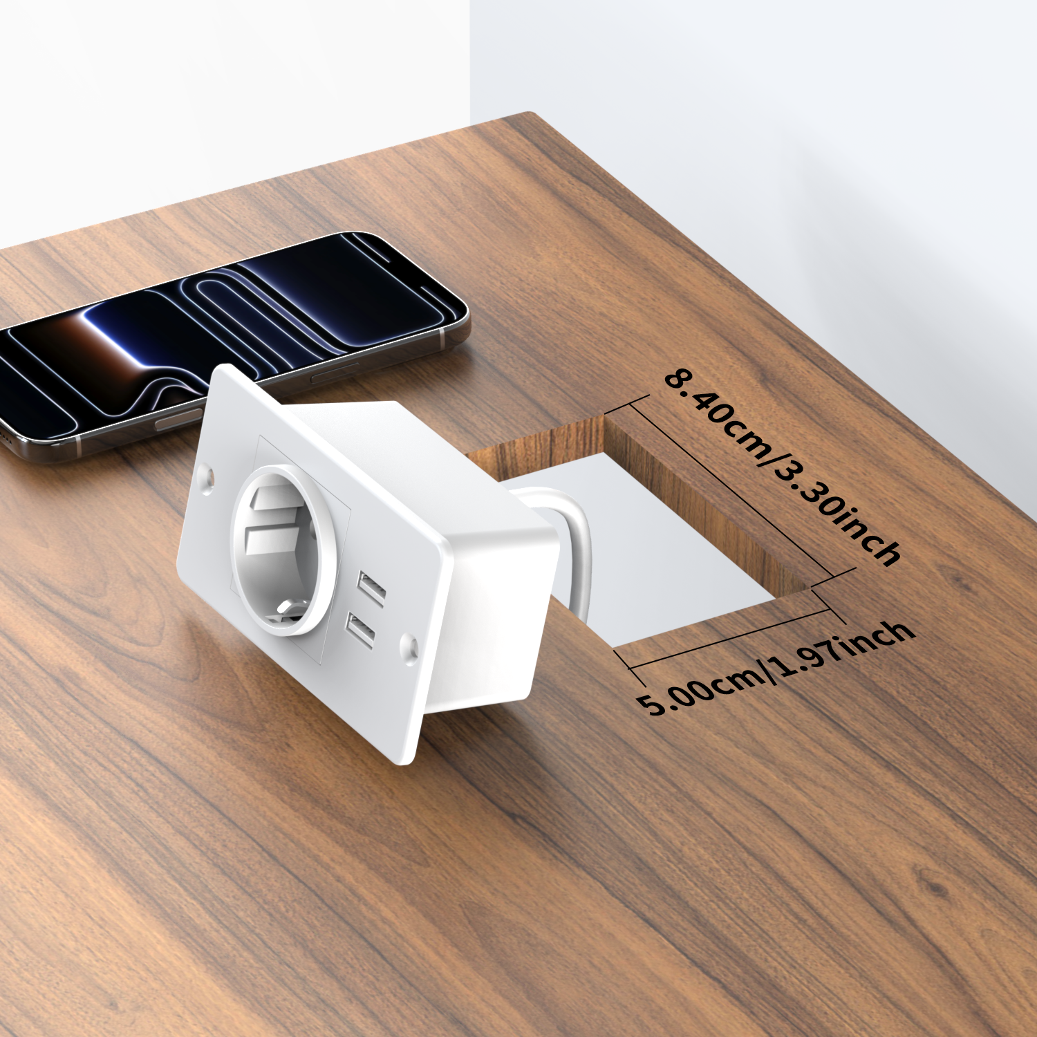 EU Embedded Power Strip with 2 - Commercial Kitchen Outlets recension och pris