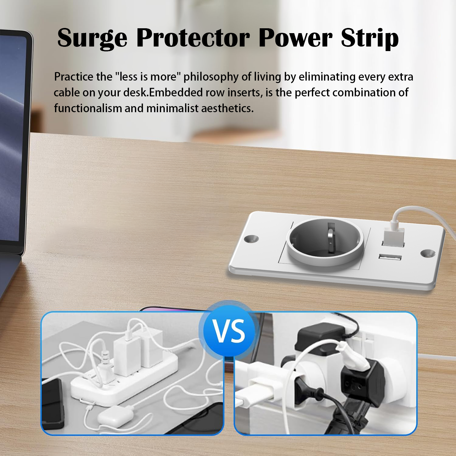 EU Embedded Power Strip with 2 - Commercial Kitchen Outlets recension och pris