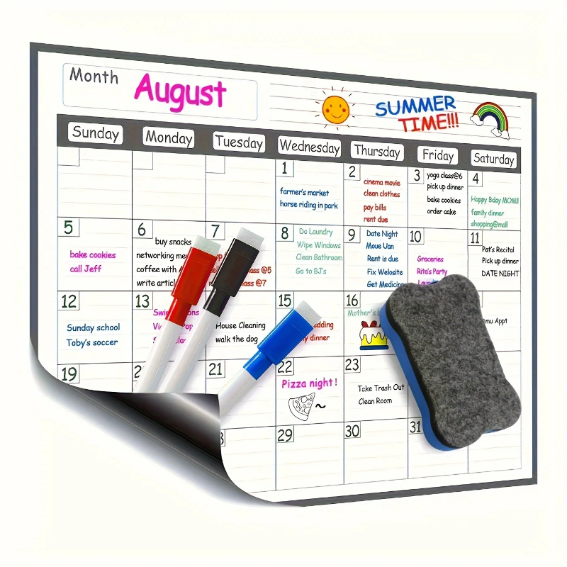 Magnetic refrigerator calendar - Commercial Kitchen Layout recension och pris